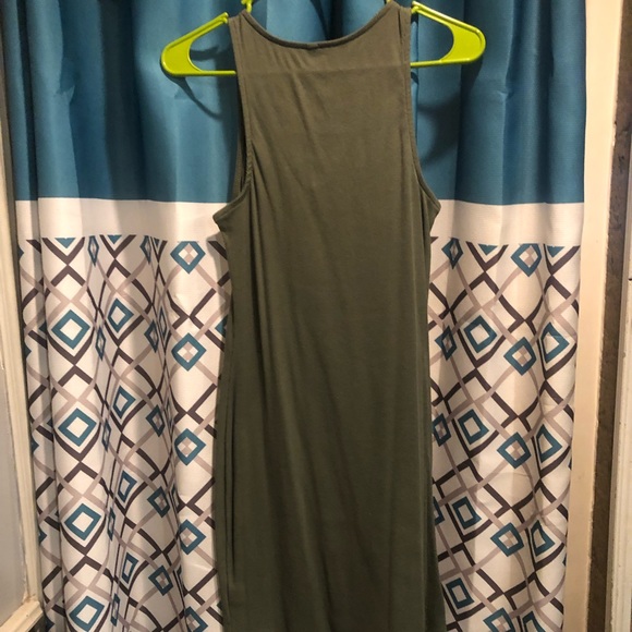 Basic Cotton Ribbed Dress - Picture 4 of 4